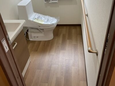 トイレスペースを広げて、末永い安心をご提供♪／完成