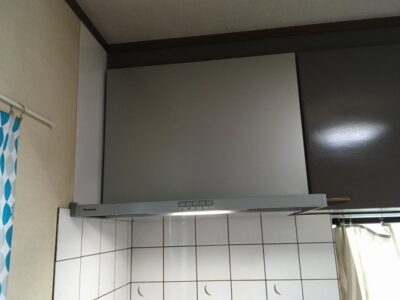 レンジフード取替工事／完成／キッチン／富山県氷見市