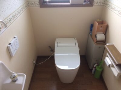 トイレ取替工事／完成／富山県氷見市