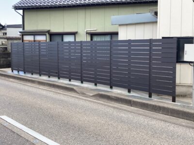 フェンス設置工事│富山県氷見市