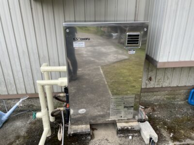 石油給湯器取替工事／完成／富山県氷見市