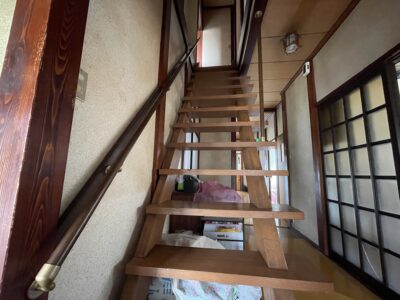 手摺設置で安心して使える階段へ／完成／富山県射水市