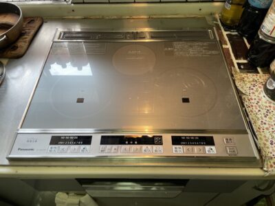 IHコンロを新品と取替、長年の気になる汚れもこの機会にクリーニング！／完成／富山県氷見市
