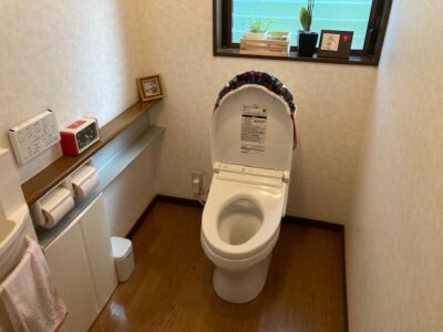 日々の生活に欠かせないトイレを新品と交換、トイレタイムを快適に！／アフター