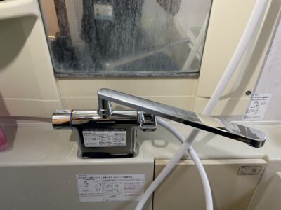 サーモスタット水栓と交換して、安全で快適なバスタイムをご提供♪／アフター