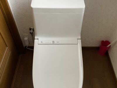 スッキリフォルム＆高機能のウォシュレット一体型へ／完成