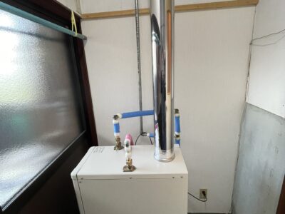 石油給湯器取替工事／完成／富山県氷見市