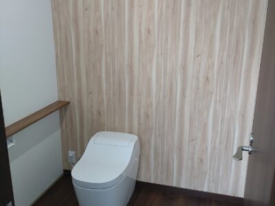 汲み取り式トイレを水洗トイレへ改修！洗面室も広々とリフォーム／完成／富山県高岡市