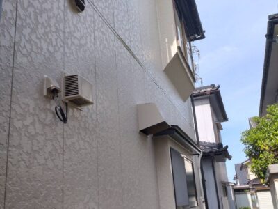 優れた耐候性と耐屈曲性を兼ね備えた「スーパームキコート」で外壁塗装/施工後
